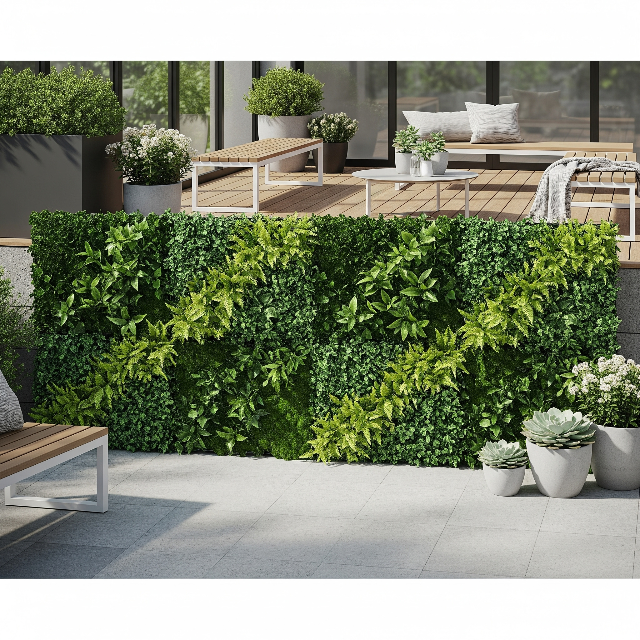 Eco-Friendly Vertical Garden Fence